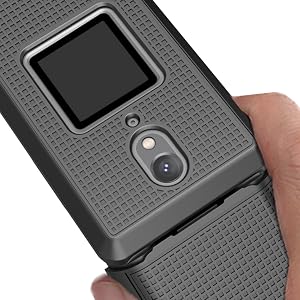 cat s22 flip phone case with texture grip secure