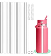 Dakoufish Replacement Straws Compatible with Hydro Flask 12-64oz Water Bottle, Fits Press-In & Fl...