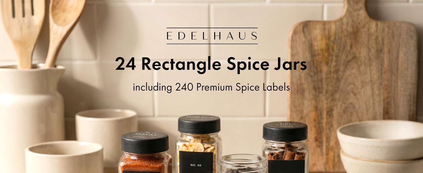 Edelahus spice jars set