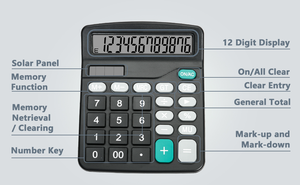 Calculator Black-4