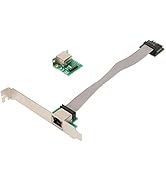 Gigabit Ethernet Server Adapter, M.2 A E Key Single Port Gigabit Server NIC Adapter 1000M RJ45 Et...