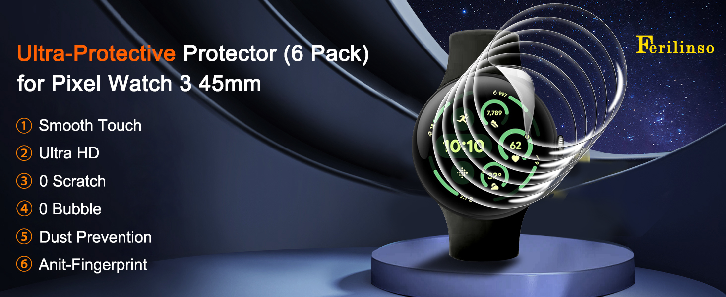 pixel watch 3 screen protector 45mm