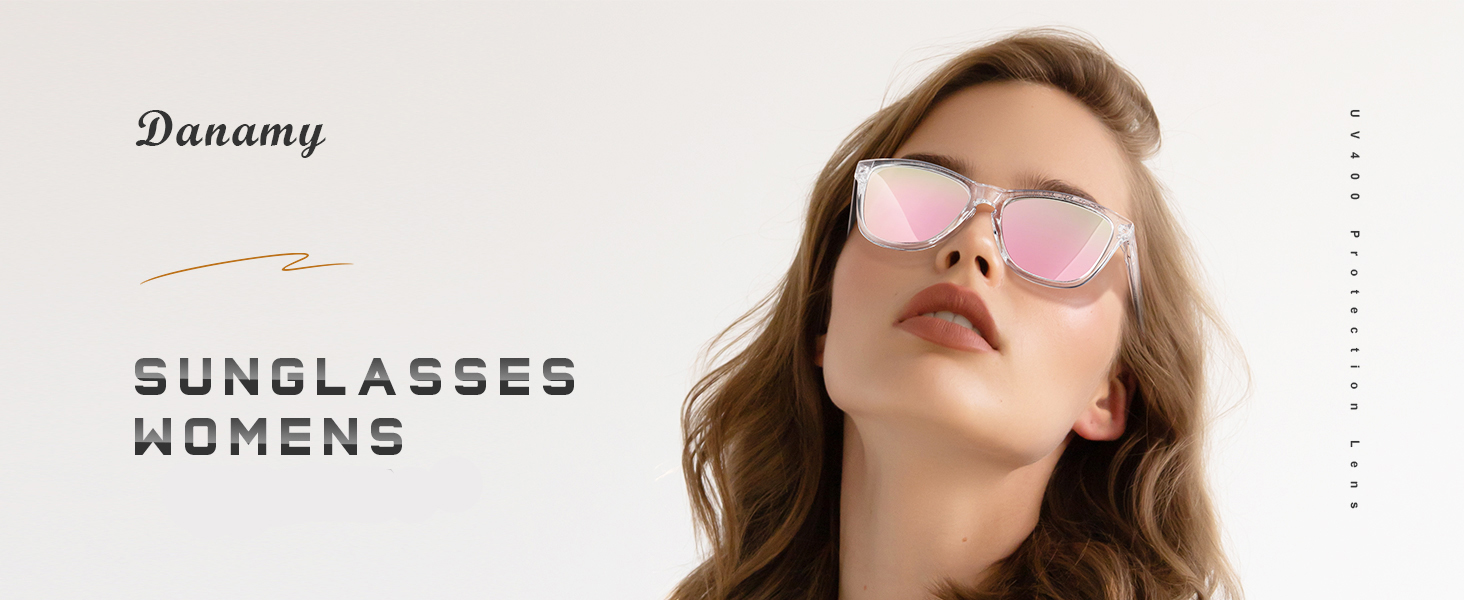 Sunglasses Womens Polarized Trendy Sunglasses Men & Women Mirrored Driving Fishing Sun Glass