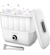 EASYINBEAUTY Hot Towel Warmers for Spa, Holds 16 Small Towels, 5L Portable Towel Steamer with Qui...