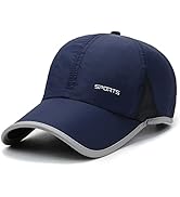 CLAPE Mens Hat Quick Dry Golf Baseball Cap UPF50+ Unstructured Outdoor Caps Unisex Breathable Spo...