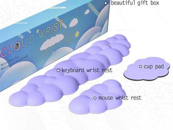 cloud keyboard wrist rest