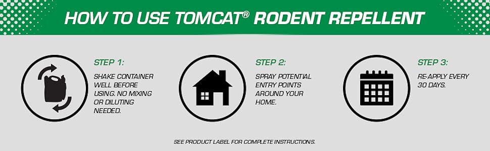 How to use Tomcat Rodent Repellent