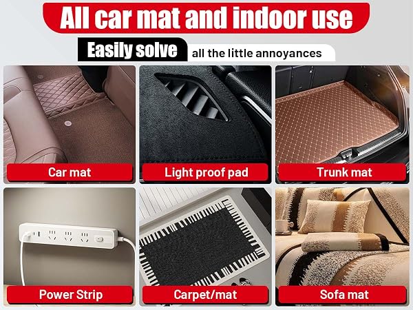 All car mat and indoor use Easily solve all the little annoyances