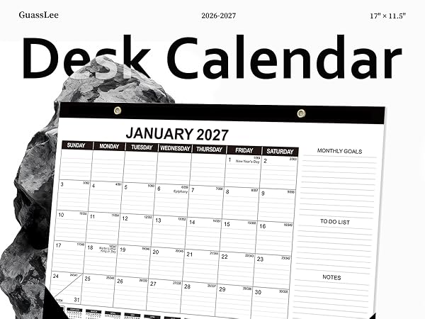 desk calendar