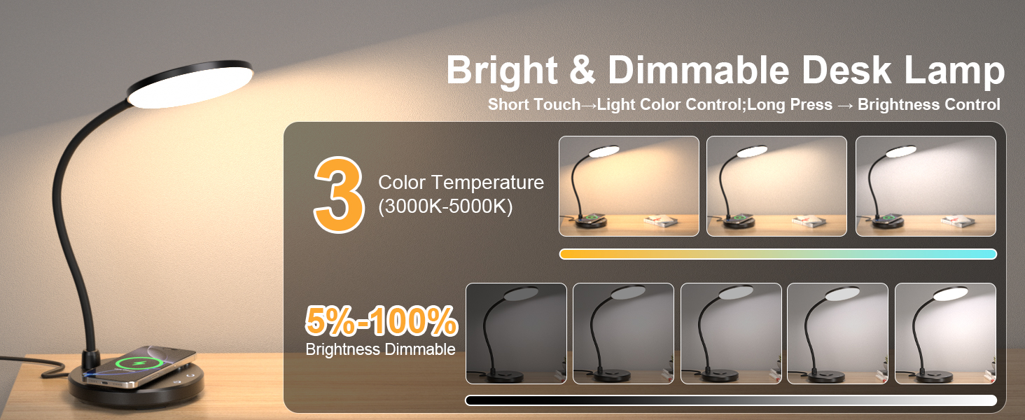 desk lamp for home office reading lamp for bedside