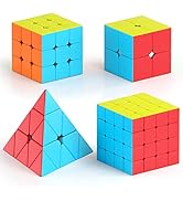 Vdealen Speed Cube Set, Puzzle Cube Bundle of 2x2x2 3x3x3 4x4x4 Pyramid Magic Cube Set, Birthday ...
