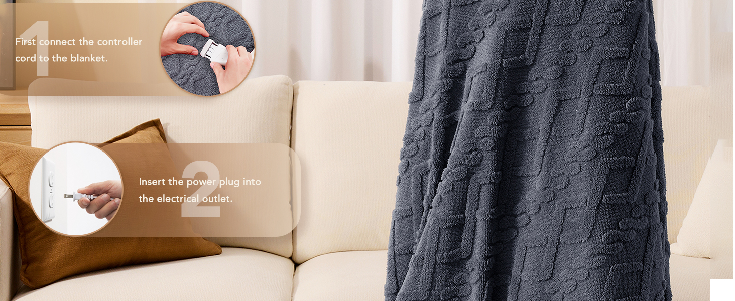 Electric Blanket grey