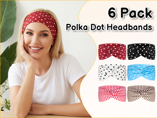 Polka Dot Headbands