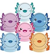 Funhax 48 Pcs Cartoon Axolotl Birthday Party Supplies Axolotl Paper Plates Reptile Animals Dispos...