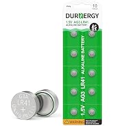 DURNERGY LR41 Batteries 10 Pack, 384 392 Watch Battery 1.5 Volt Alkaline Battery, AG3 Button Cell...