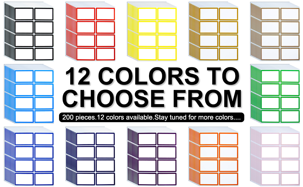 Name Tag Stickers