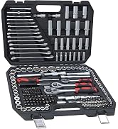 HANTINSTINA Professional 216pcs Socket Set - Versatile and Durable Tool Set for Every Mechanic, 1...