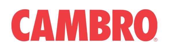 Cambro logo in all red