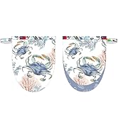 Alselo Mini Oven Mitts,2pk - Silicone Little Kitchen Gloves, Heat Resistant with Non-Slip Grip an...