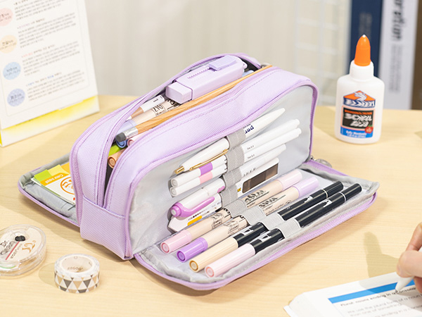 purple pencil bag