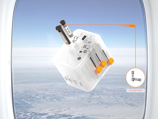 65W GaN International Power Adapter