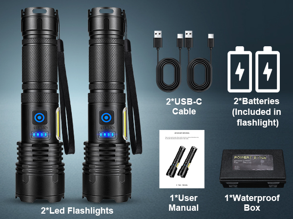 rechargeable flashlights flashlights high lumens flashlights for home