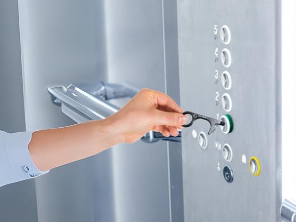 careful key door opener keysmart no touch no-touch door opener no tools no contact tool