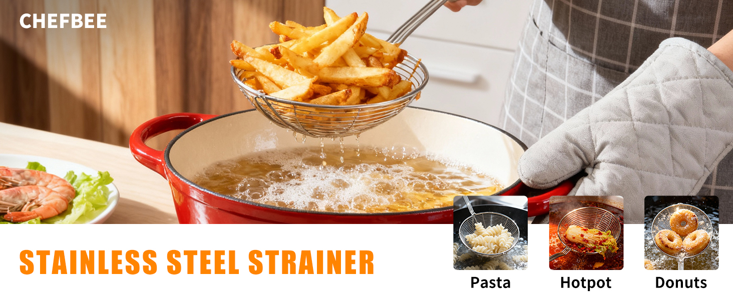 strainer strainers fine mesh pasta strainer ladle with handle
