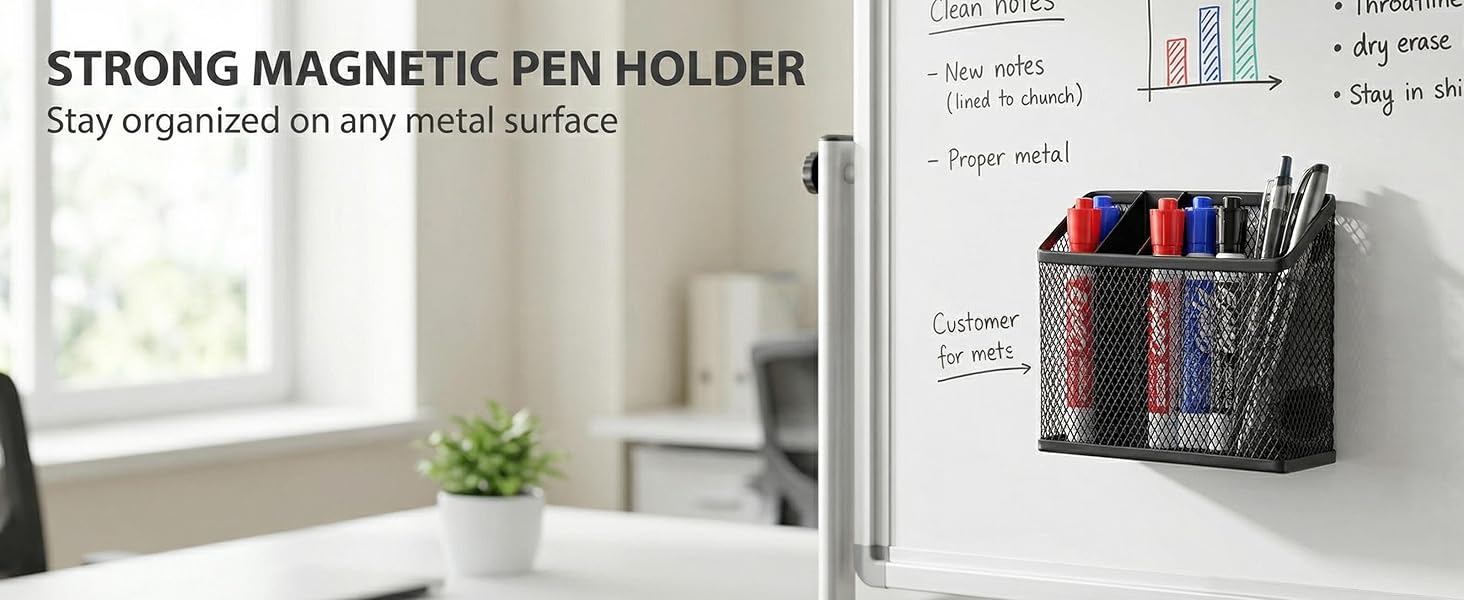 magnetic pen holder