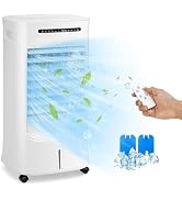 ARLIME Evaporative Air Cooler, Portable Air Conditioner & Humidifier, AC Fan w/ 3 Modes 3 Speeds ...