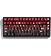 COSTOM PBT Keycaps, Cool Custom Keyboard Keycaps 60 75 65 100 Percent, Shine Through Keycaps Set,...