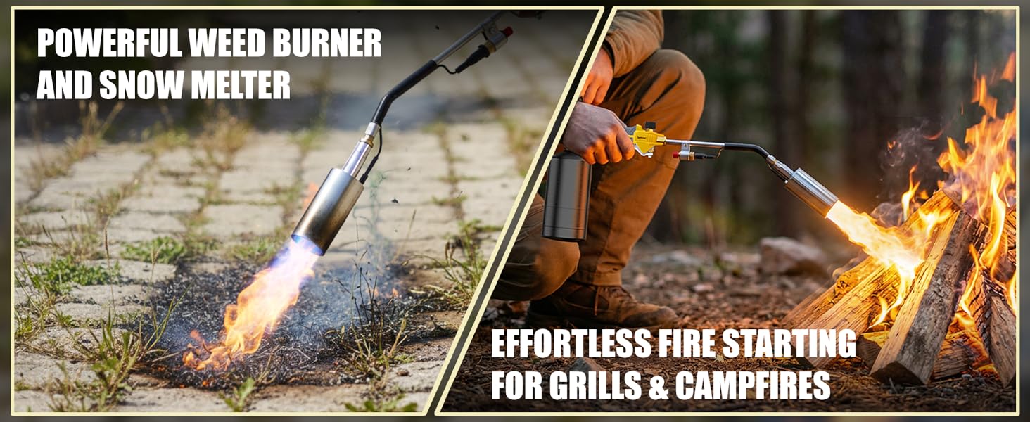 Propane torch outdoor