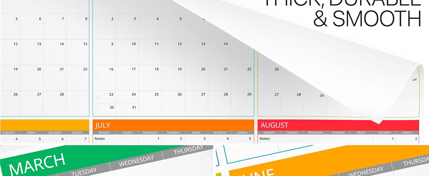 Hambli Office Extra Large Full Year Wall Planner