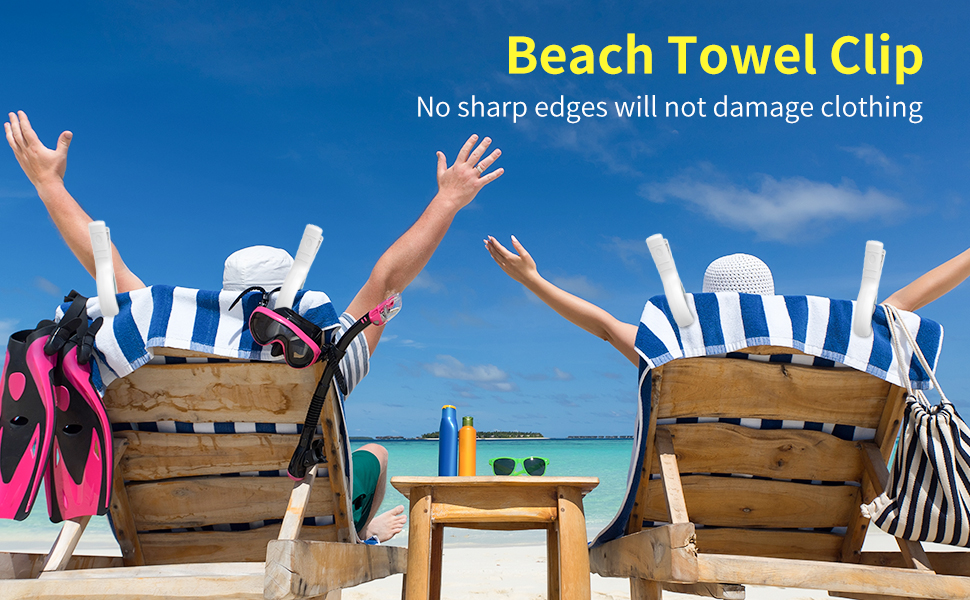 beach towel clip