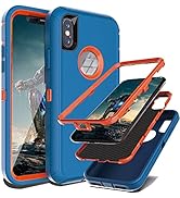 YmhxcY for iPhone Xs Max Case Shockproof Dropproof Dust-Proof Drop Proof 3-Layer Durable Phone Ca...