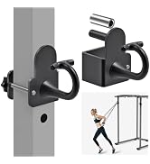Kipika Power Cage Squat Rack Home Gym Accessories - Anchor for Resistance Bands Fits Rack with 5/...