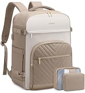 LOVEVOOK Travel Backpack for Women,35L Carry On Backpack for Airplanes,15.6 Inch Laptop Personal ...