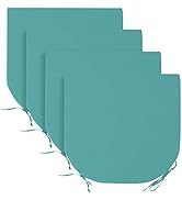 Basic Beyond Outdoor Chair Cushions for Patio Furniture - Round Corner Outdoor Chair Cushions Set...