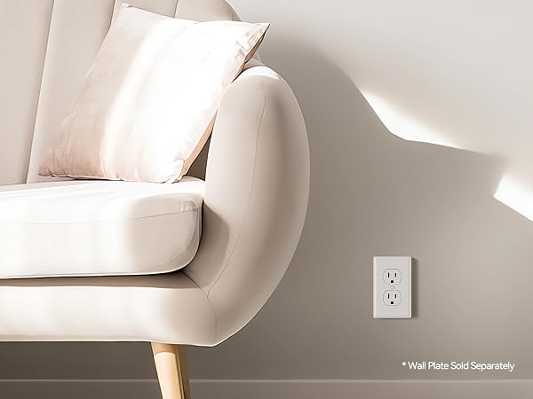 AIDA RESIDENTIAL GRADE 15A DUPLEX OUTLET