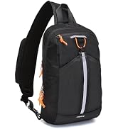 MOSISO Sling Bag RFID Crossbody Sling Backpack for Women Men, Anti Theft Travel Hiking Daypack wi...