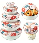 Pedobi Bowl Covers Reusable Bread Proofing Bowl Covers Sourdough Bread Baking Accessories, Flowers