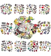 U-Sky Sew or Iron on Patches, Pack 22pcs Random Assortment Embroidery Iron on Patches for Clothin...