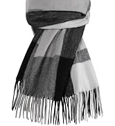 Trifabricy Winter Scarfs for Women, Cashmere Feel Plaid Scarf, Long Blanket Scarf, Winter/Fall Pa...