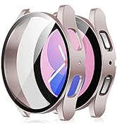 Series of images showing virtual reality headset components in white and pink/purple gradient colors, displayed from multiple angles.