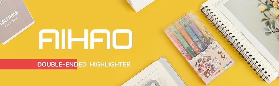 Double-ended highlighter