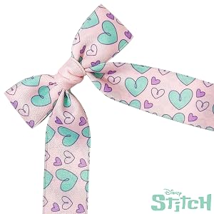 Stitch Long Tail Hair Bow Set
