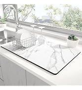 Rnivvi Dish Drying Mat for Kitchen Counter, 12 x 19