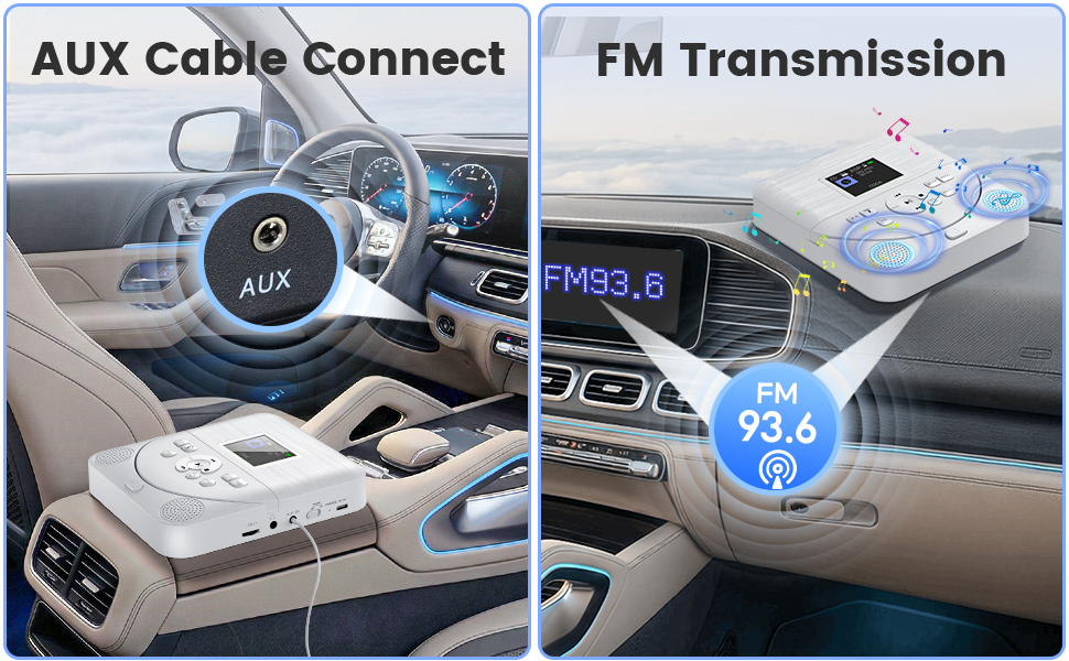 portable cd player for car