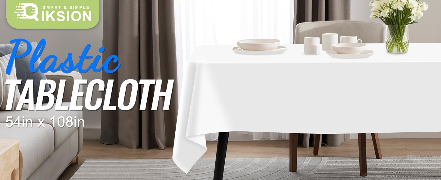 Disposable Plastic Tablecloth