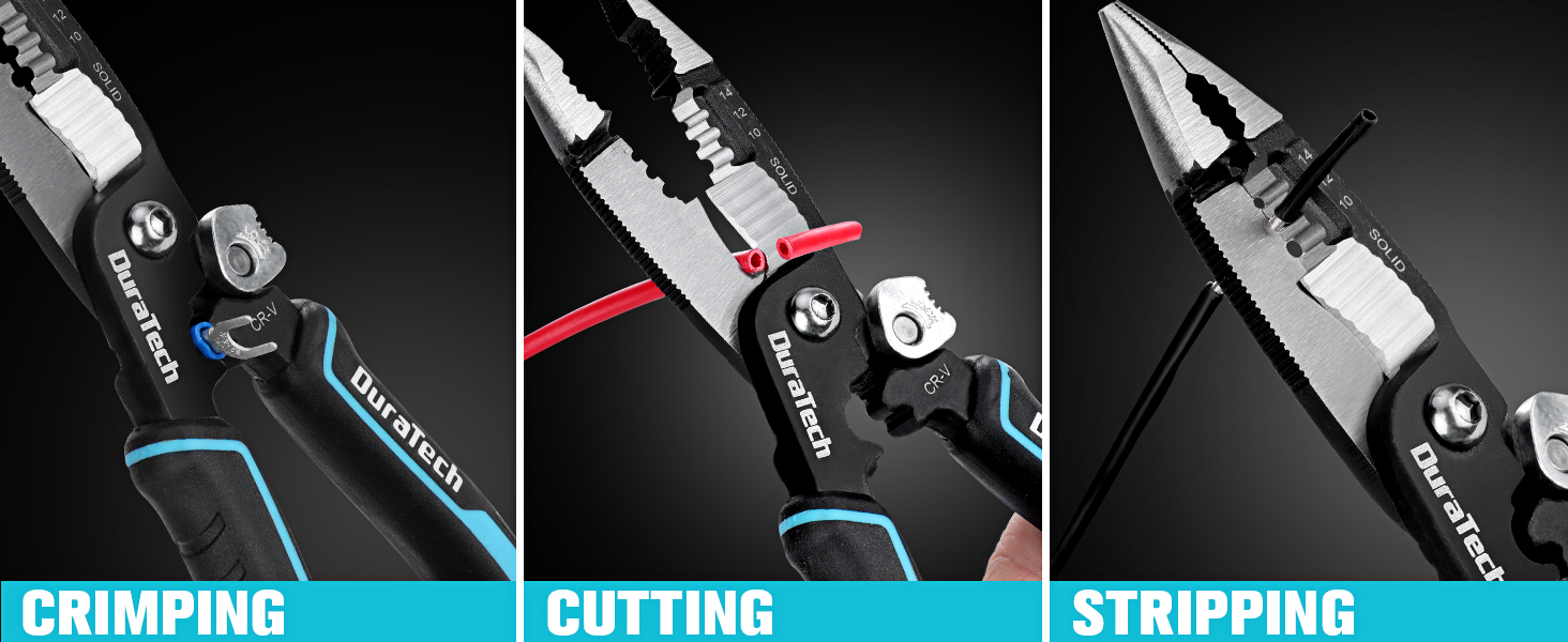 DURATECH 5-in-1 Wire Stripper Tool
